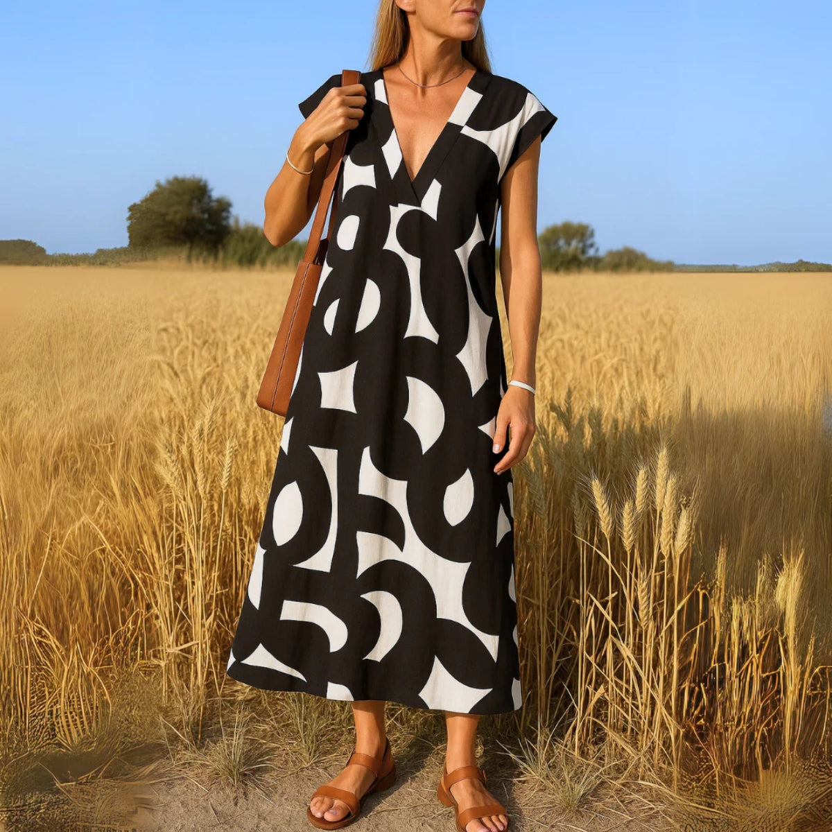 Sienna | Effortless Printed Maxi Dress