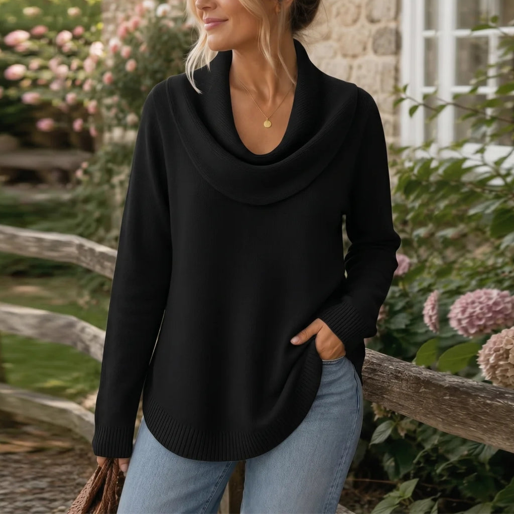 Eliza Grace | Cozy Draped Sweater