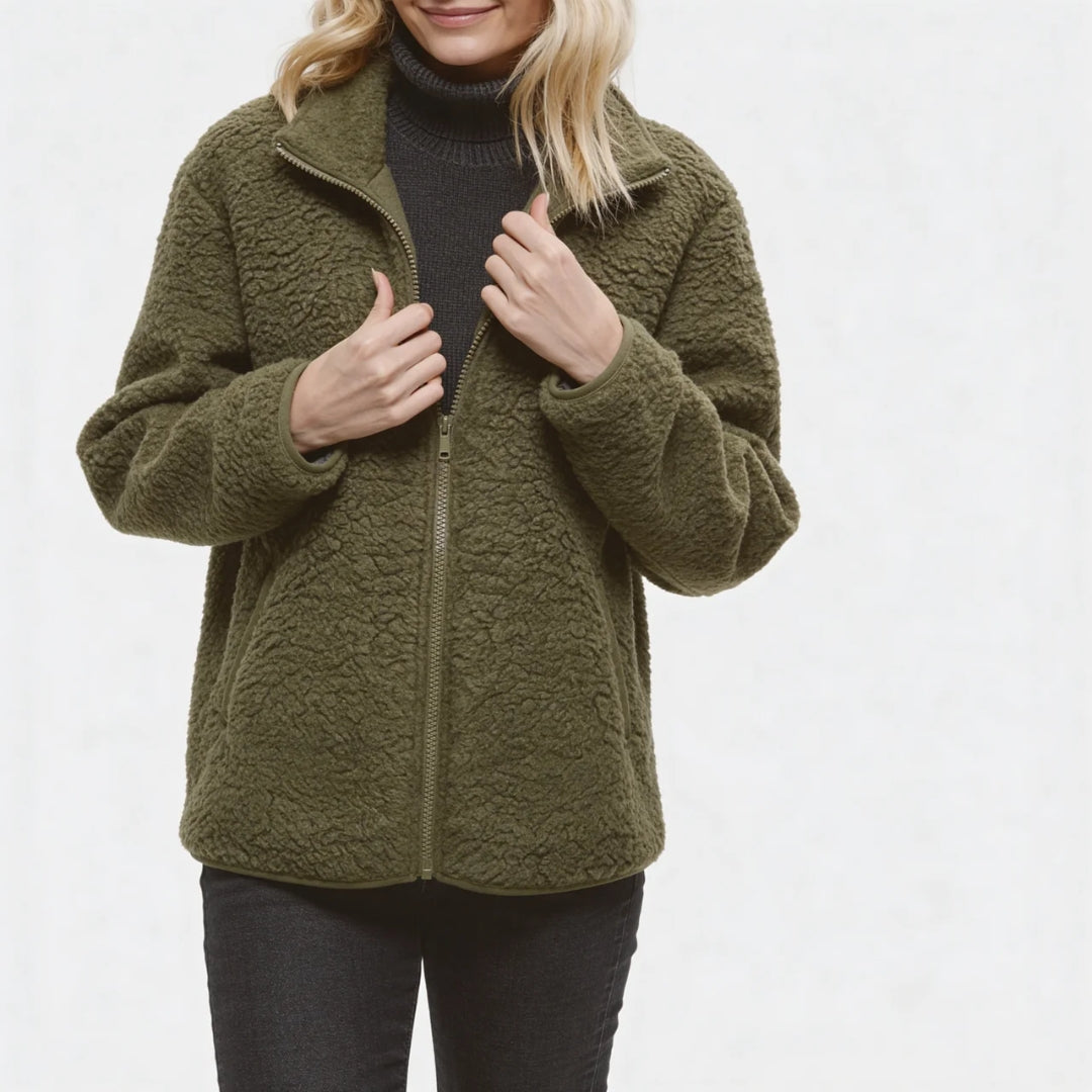 Elowen | Cozy Teddy Jacket