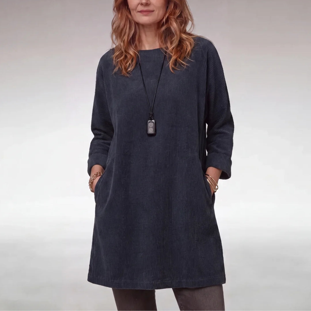 Elmwood | Soft Ribbed Tunic Dress