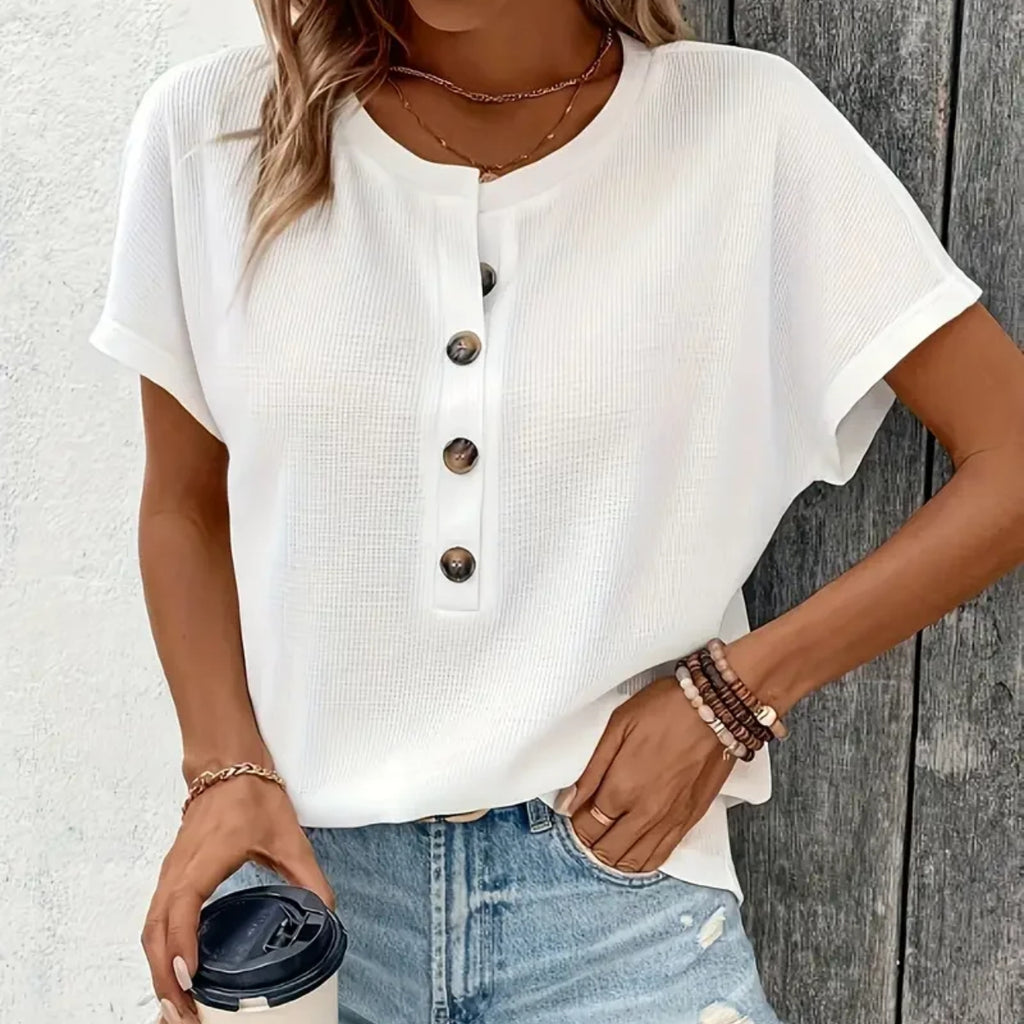 Marise | Soft Comfort Button Top