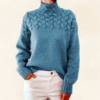 Eveline Sweater | Soft Cable Knit Turtleneck