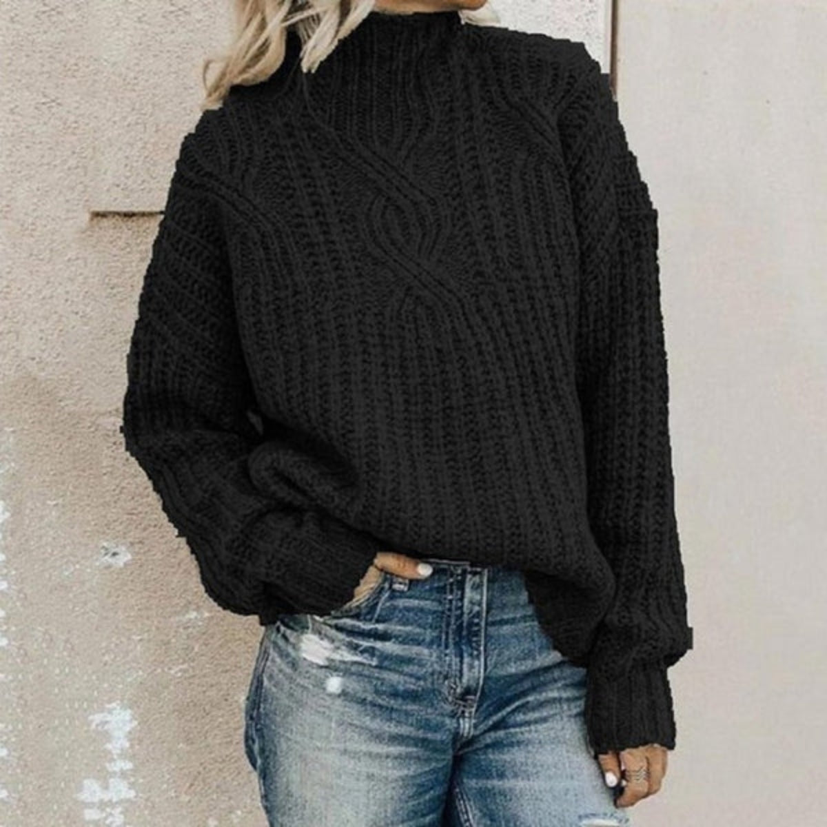 Sofia | Soft Cable Knit Sweater