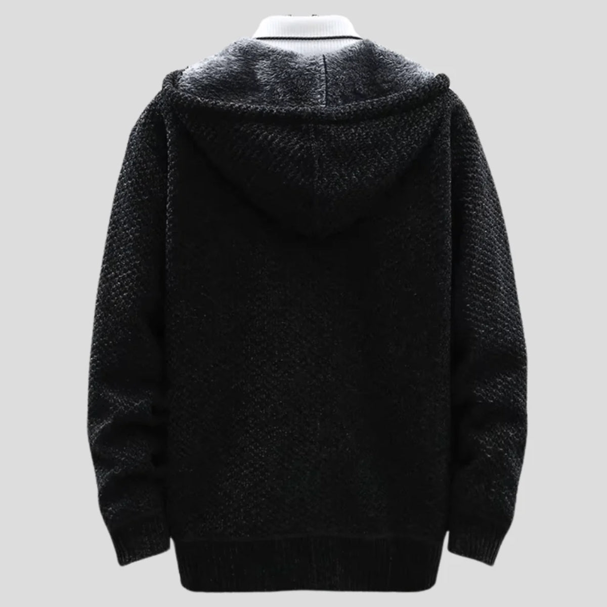 Arlone | Knit Hoodie with Fleece