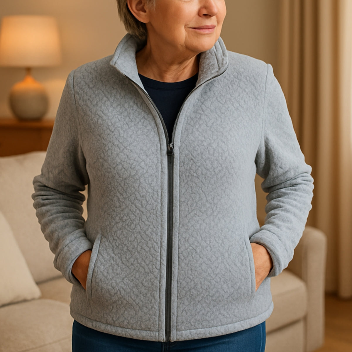 Elviera | Elegant Fleece Jacket