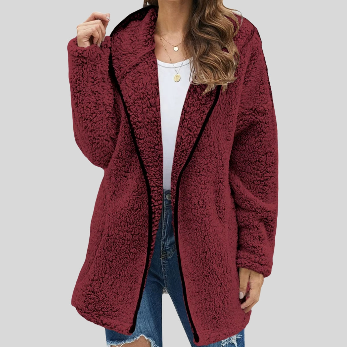 Elviera | Soft Fleece Jacket with Hood
