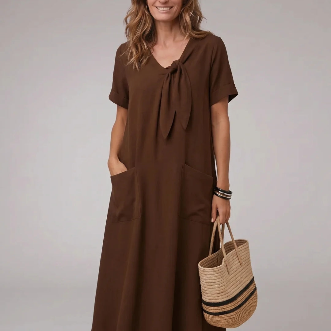 Elara | Relaxed Linen Comfort Dress