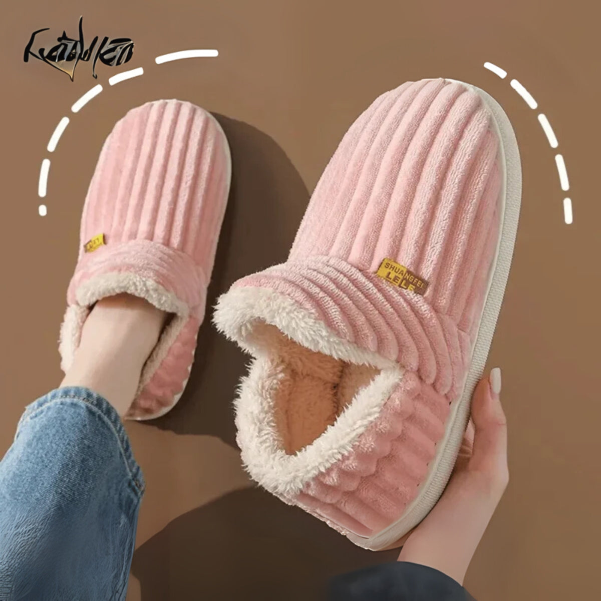 CozyStep | Warm Rib Slippers