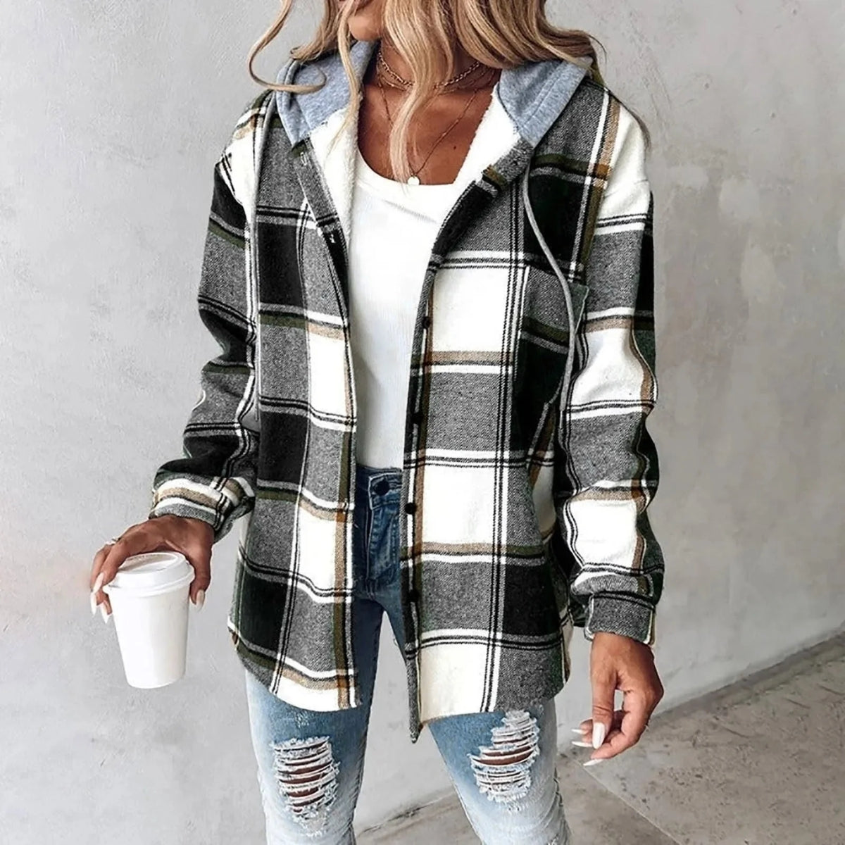 Elsy | Soft Fall Jacket with Hood