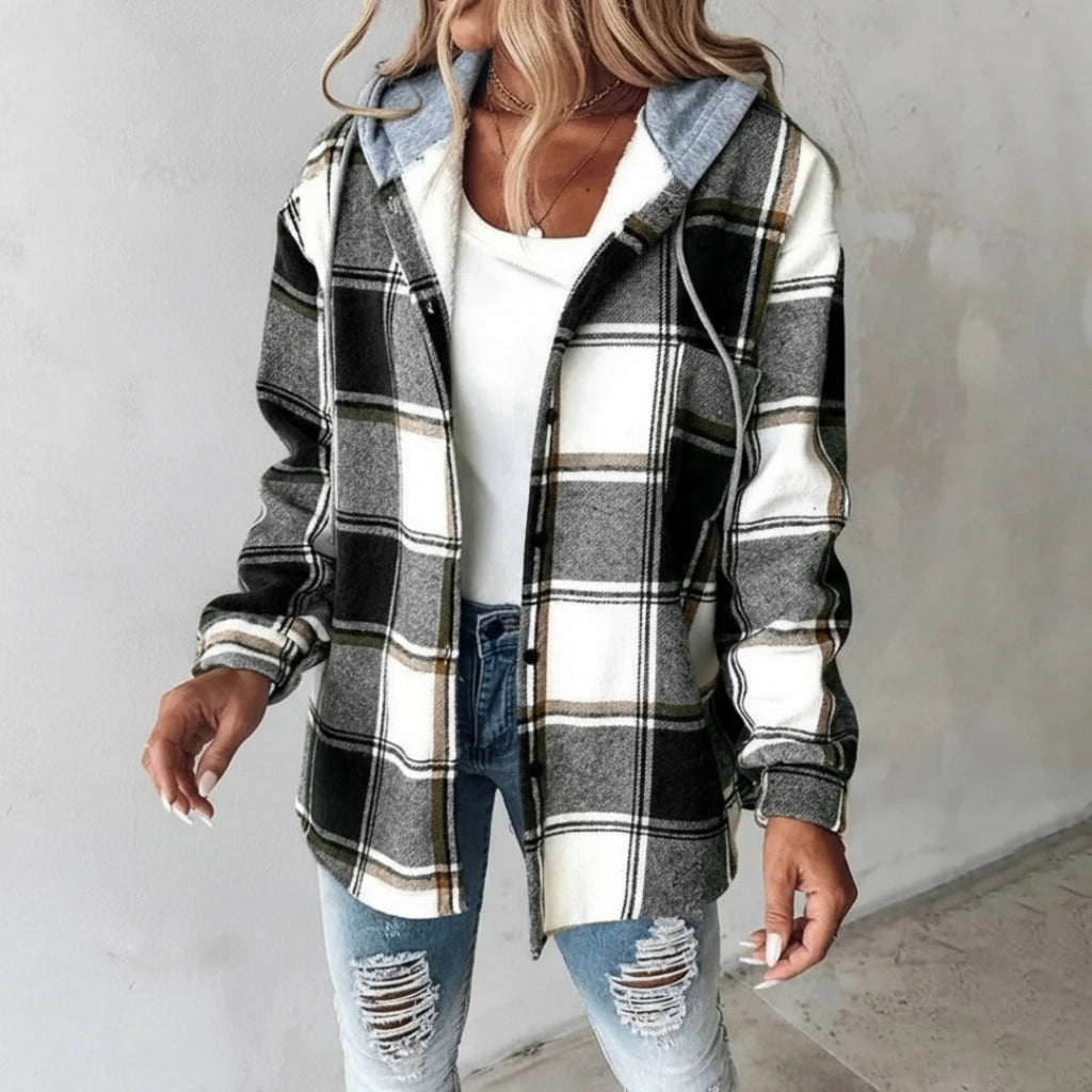 Elsy | Soft Fall Jacket with Hood