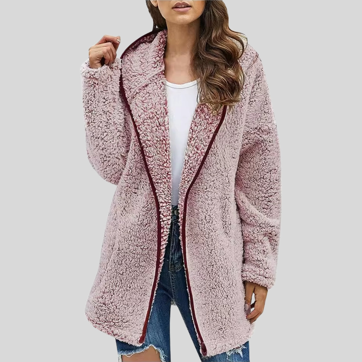 Elviera | Soft Fleece Jacket with Hood