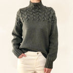 Eveline Sweater | Soft Cable Knit Turtleneck