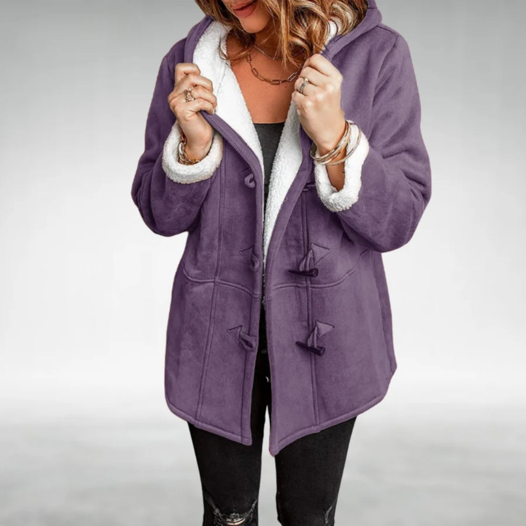 Evelyn | Soft Fleece Toggle Coat