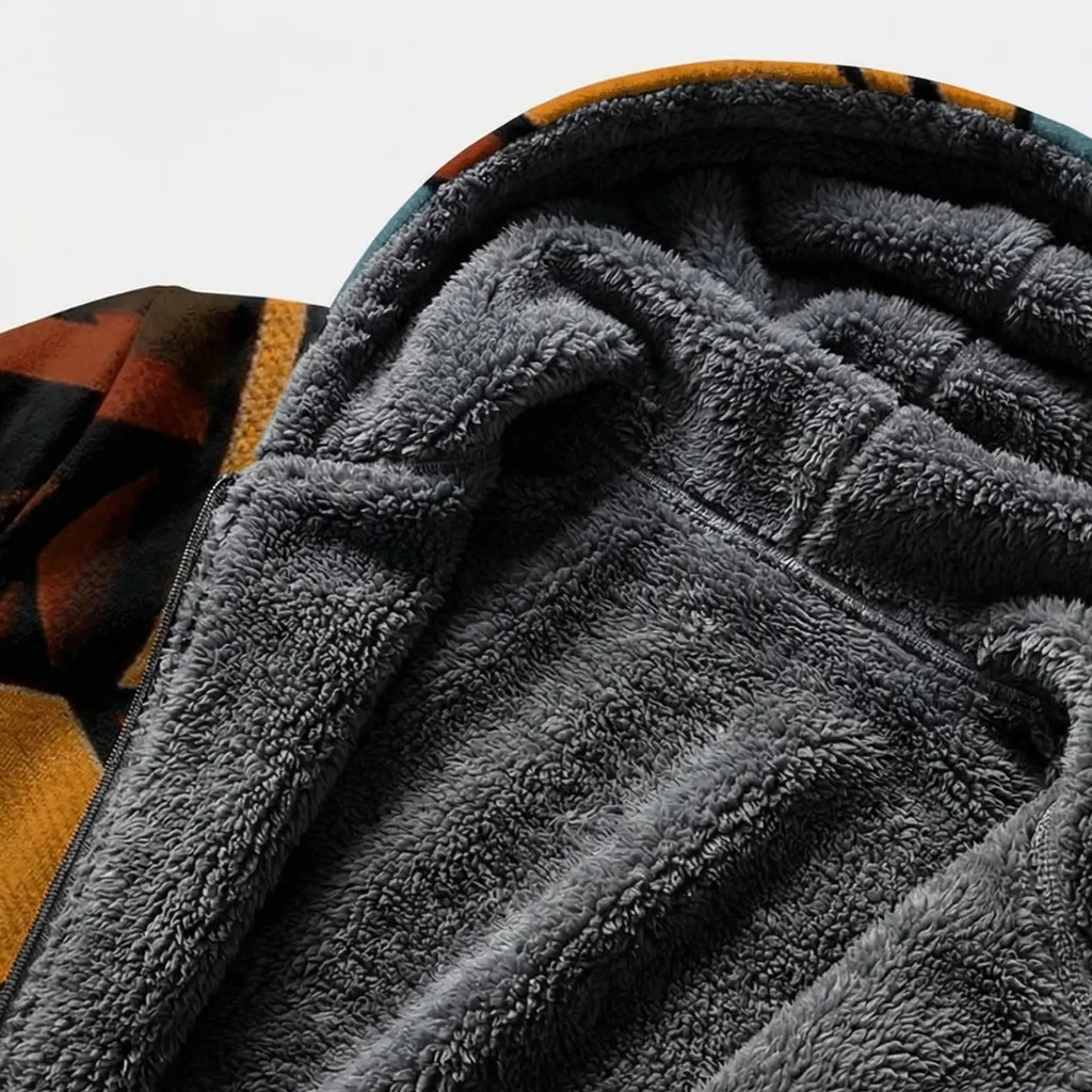 Ameliaz | Art Edition Cozy Fleece Cardigan