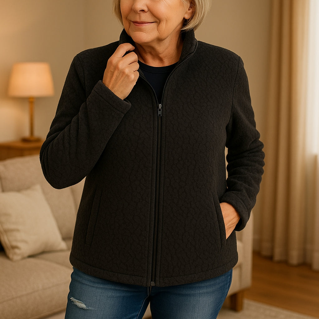 Elviera | Elegant Fleece Jacket