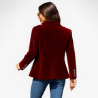 Eveline | Soft Velvet Blazer