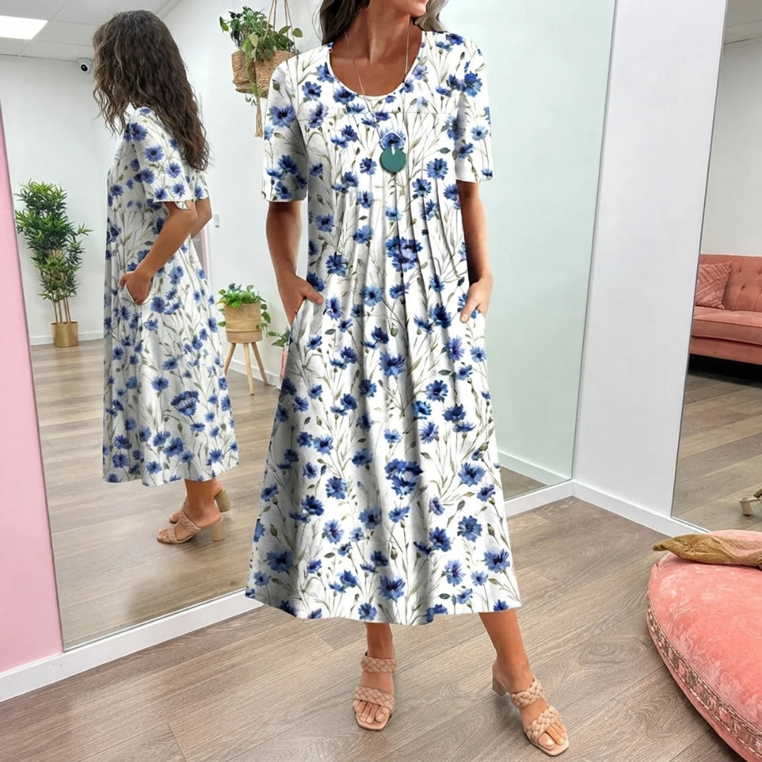 MEADOW | FLORAL MIDI DRESS FOR WOMEN