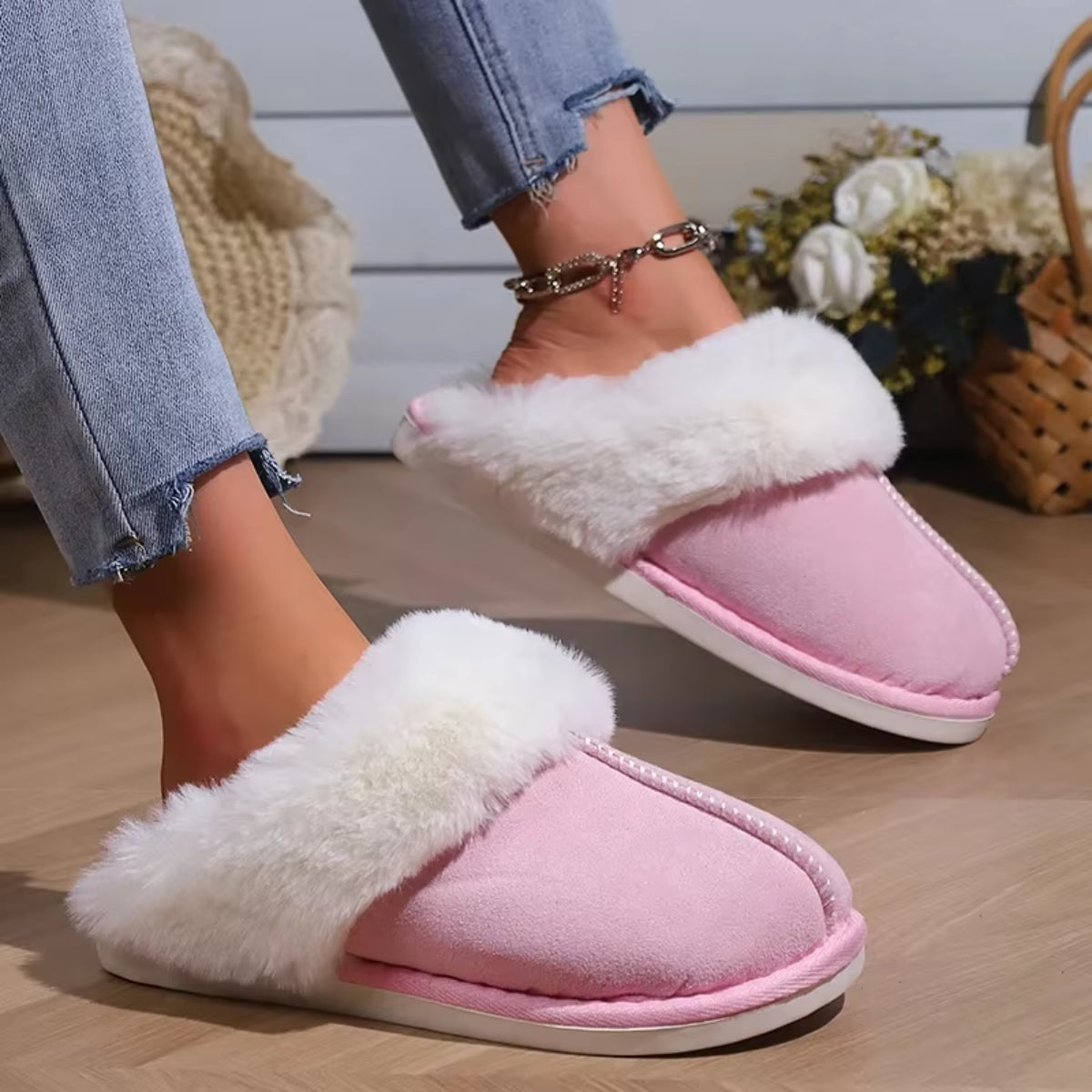 Mirelle | Warme Pluche Slippers