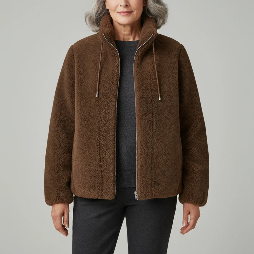 Marceline | Soft Fur-Lined Zip Jacket