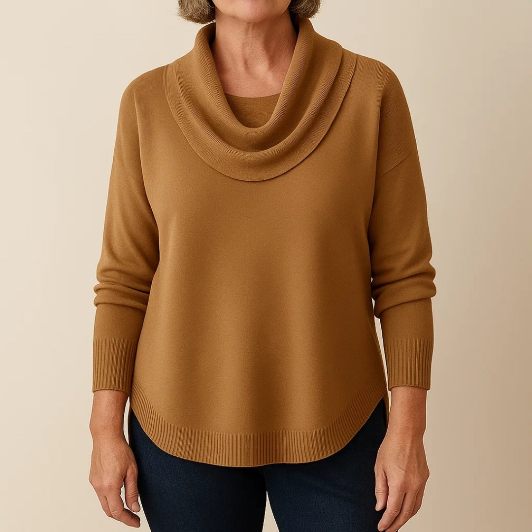 Eliza Grace | Cozy Draped Sweater