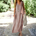 Clara | Effortless Linen Maxi Dress