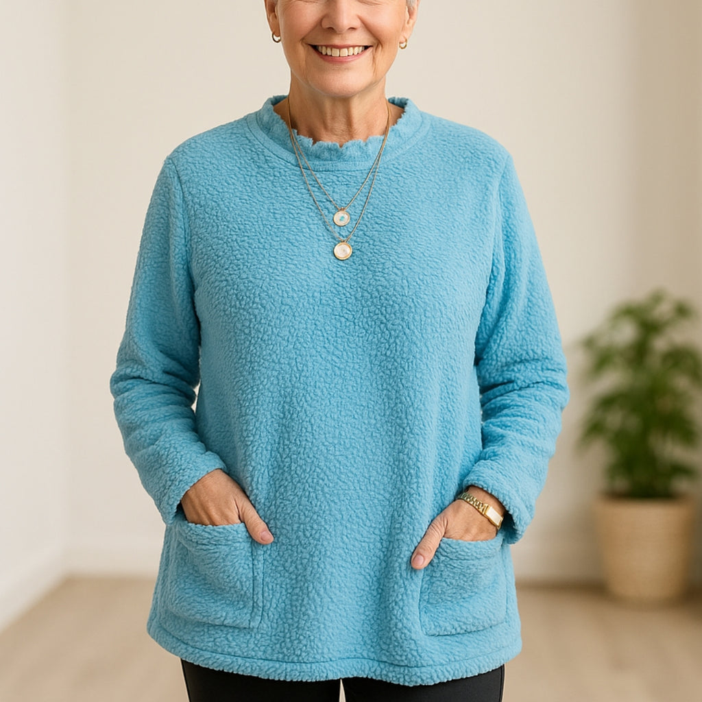 Elianne | Warm Fleece Tunic with Pockets