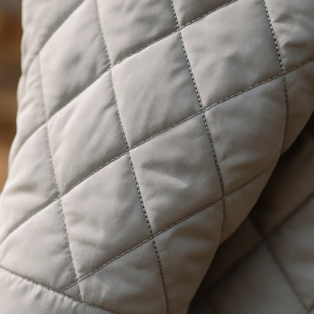 Elora | Elegant Fall Jacket with Knit Sleeves