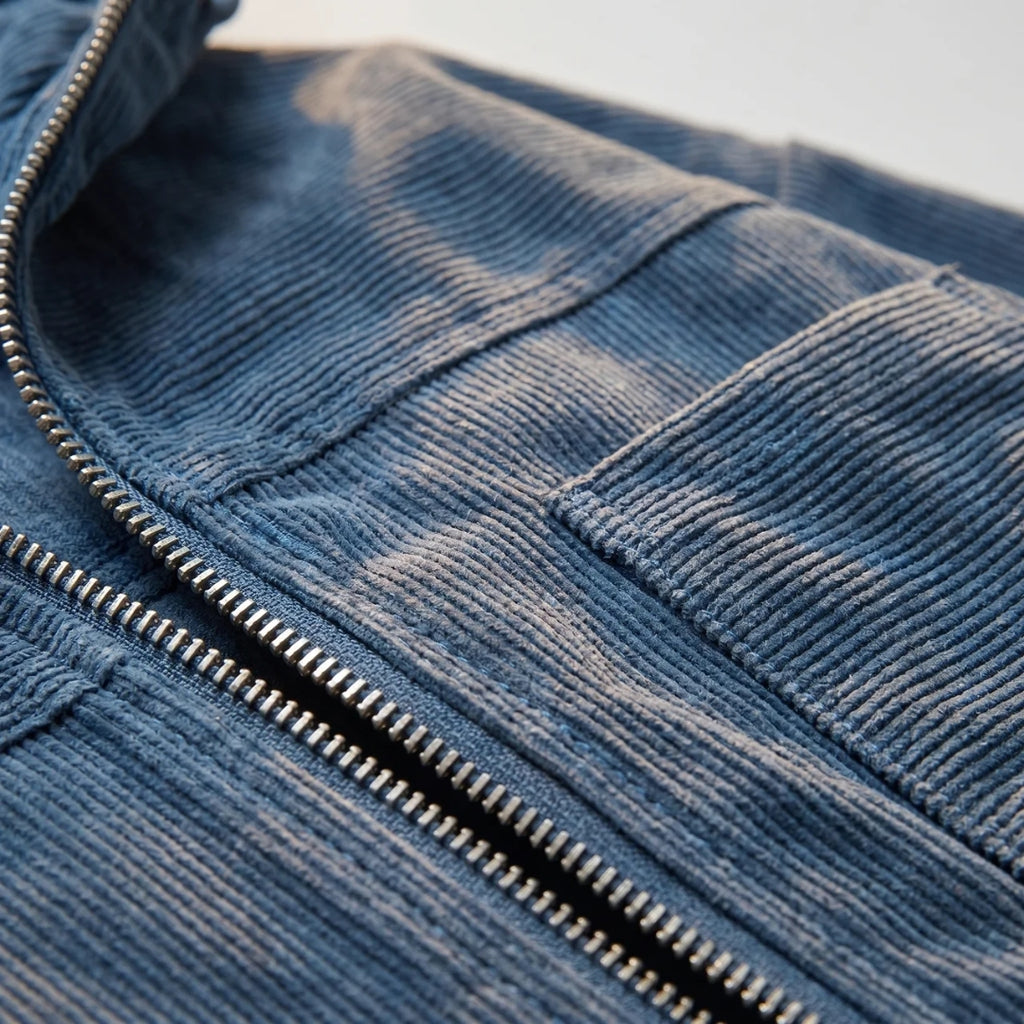 Lynora | Corduroy Zip Hoodie