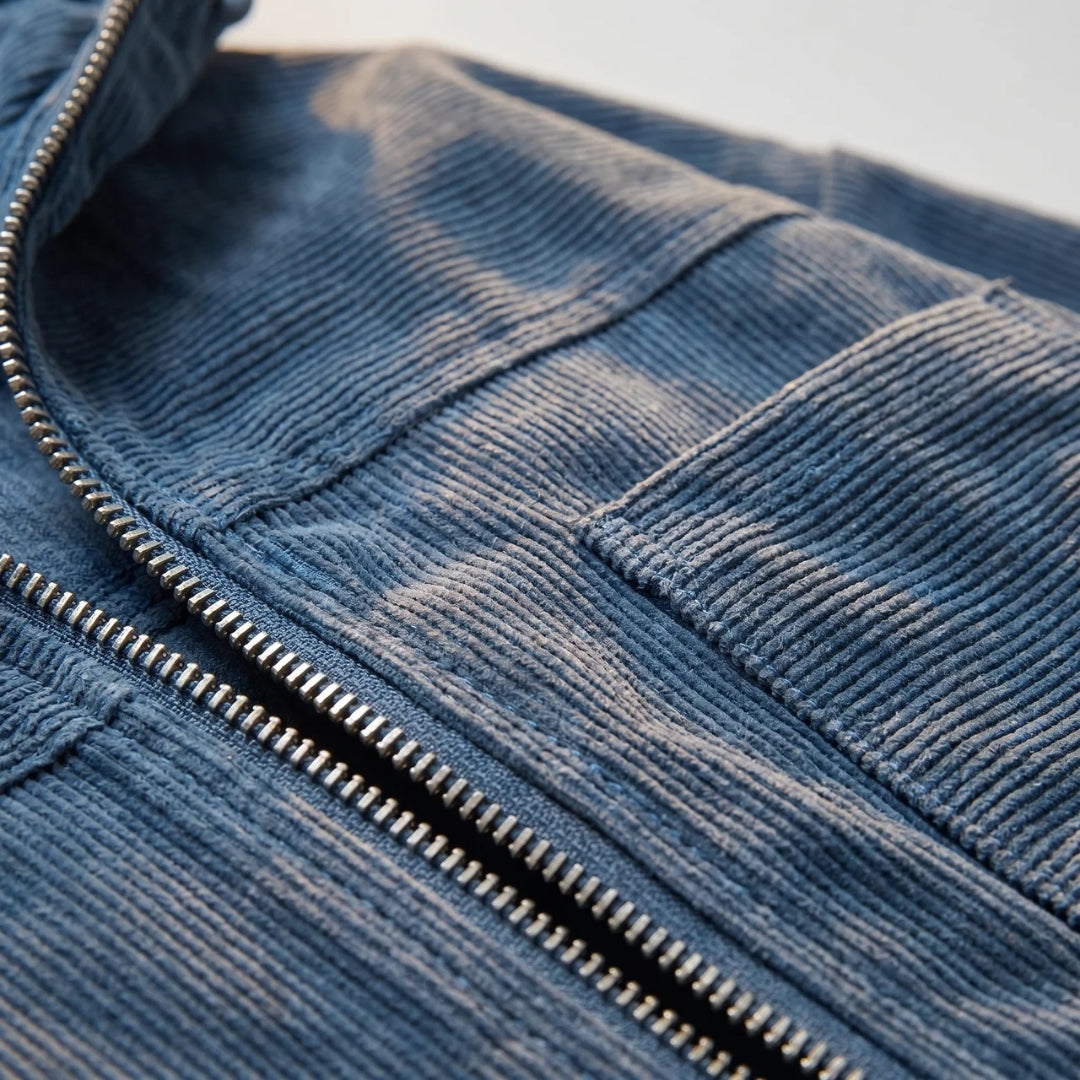 Lynora | Corduroy Zip Hoodie