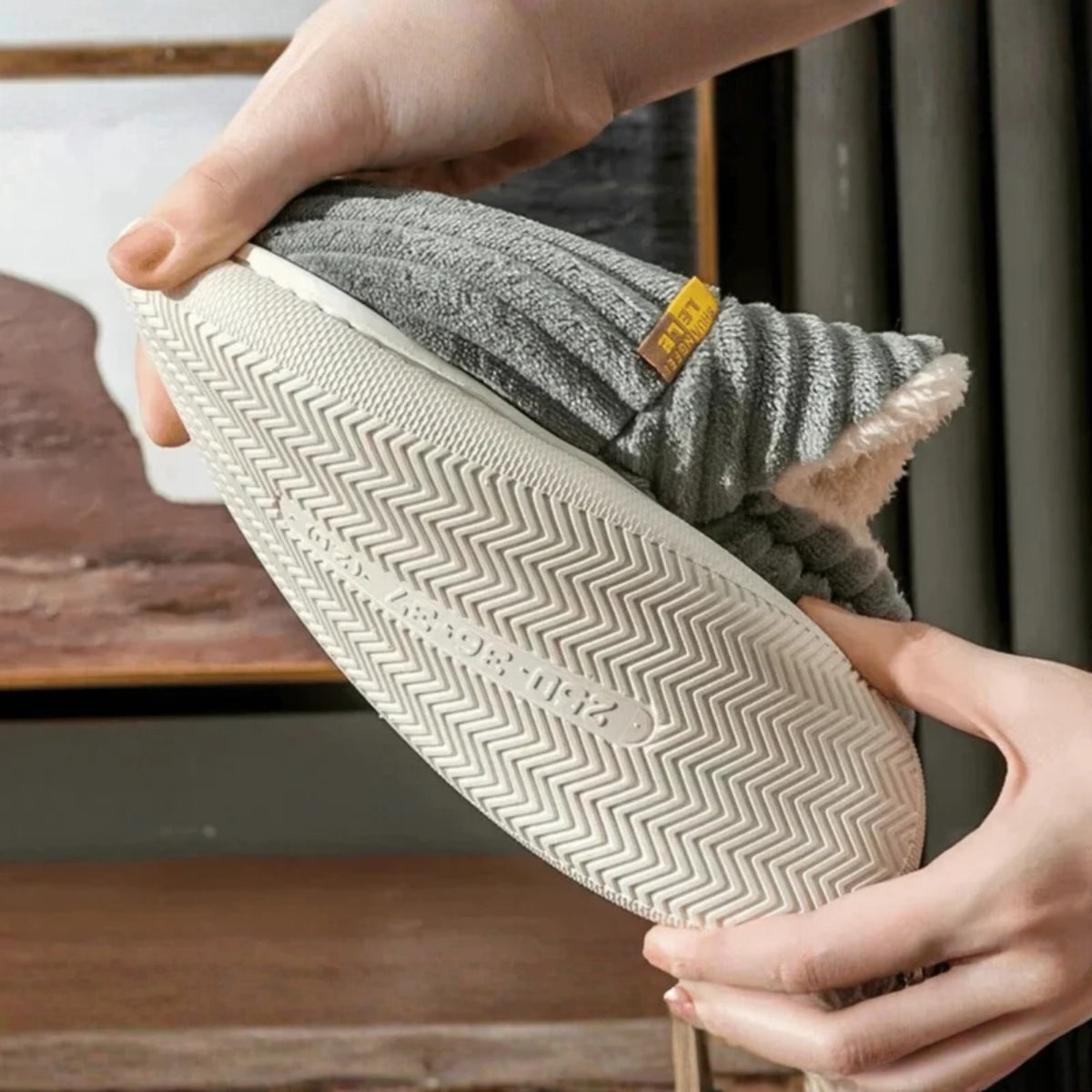 CozyStep | Warm Rib Slippers
