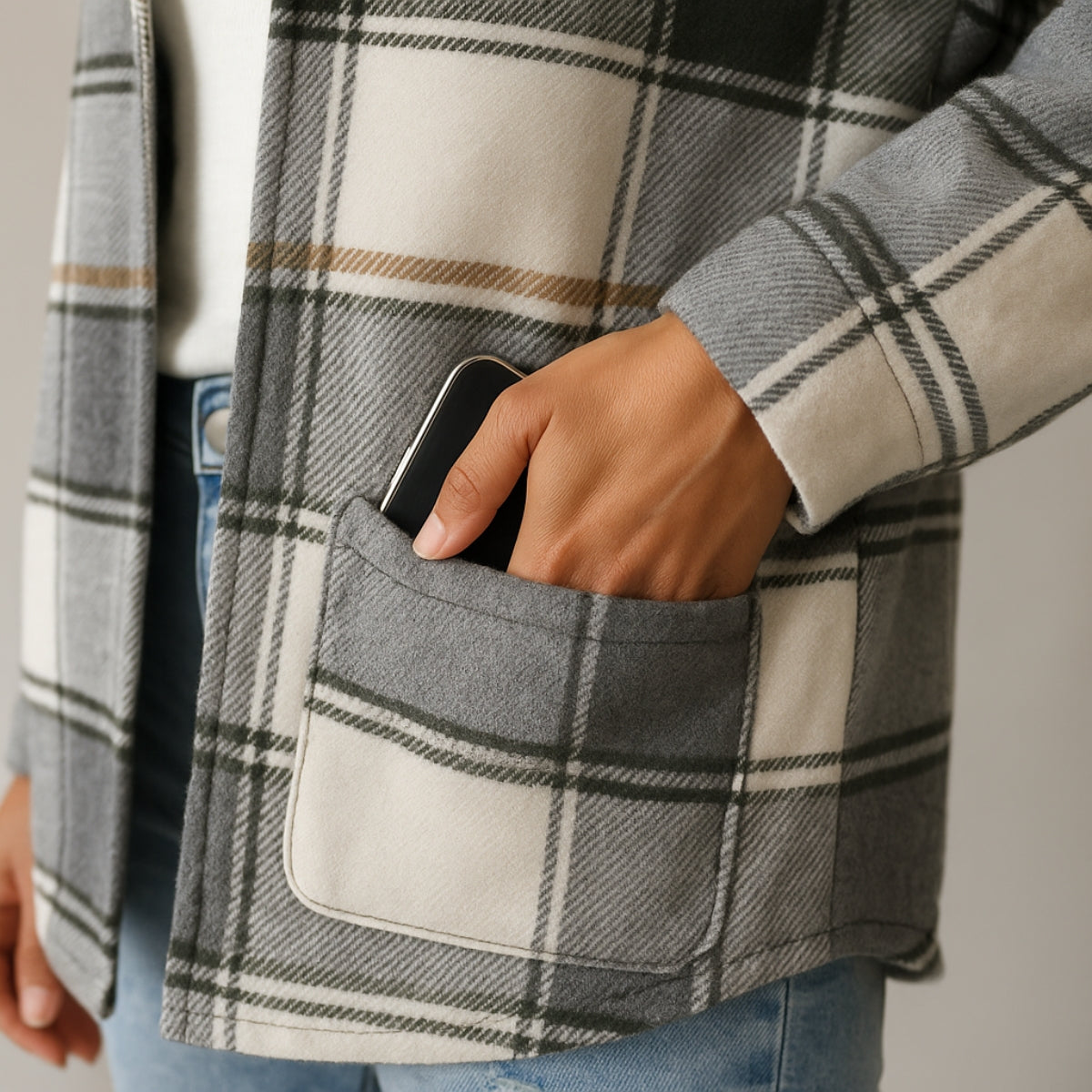 Elsy | Soft Fall Jacket with Hood