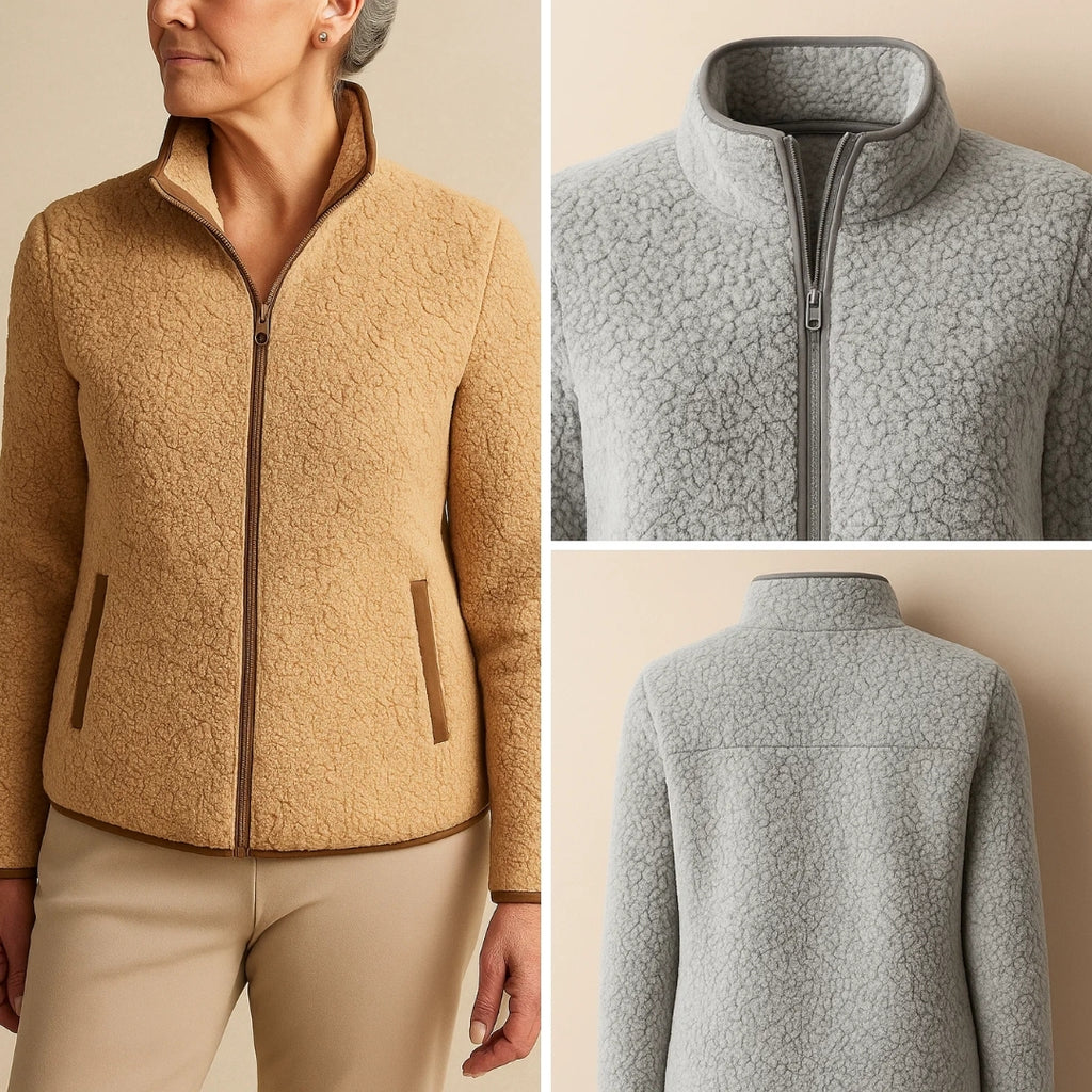 Elviera | Elegant Fleece Jacket
