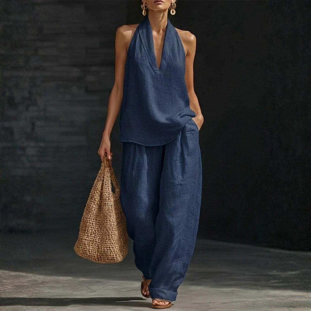 AMARA | HALTER TROUSER SET FOR WOMEN
