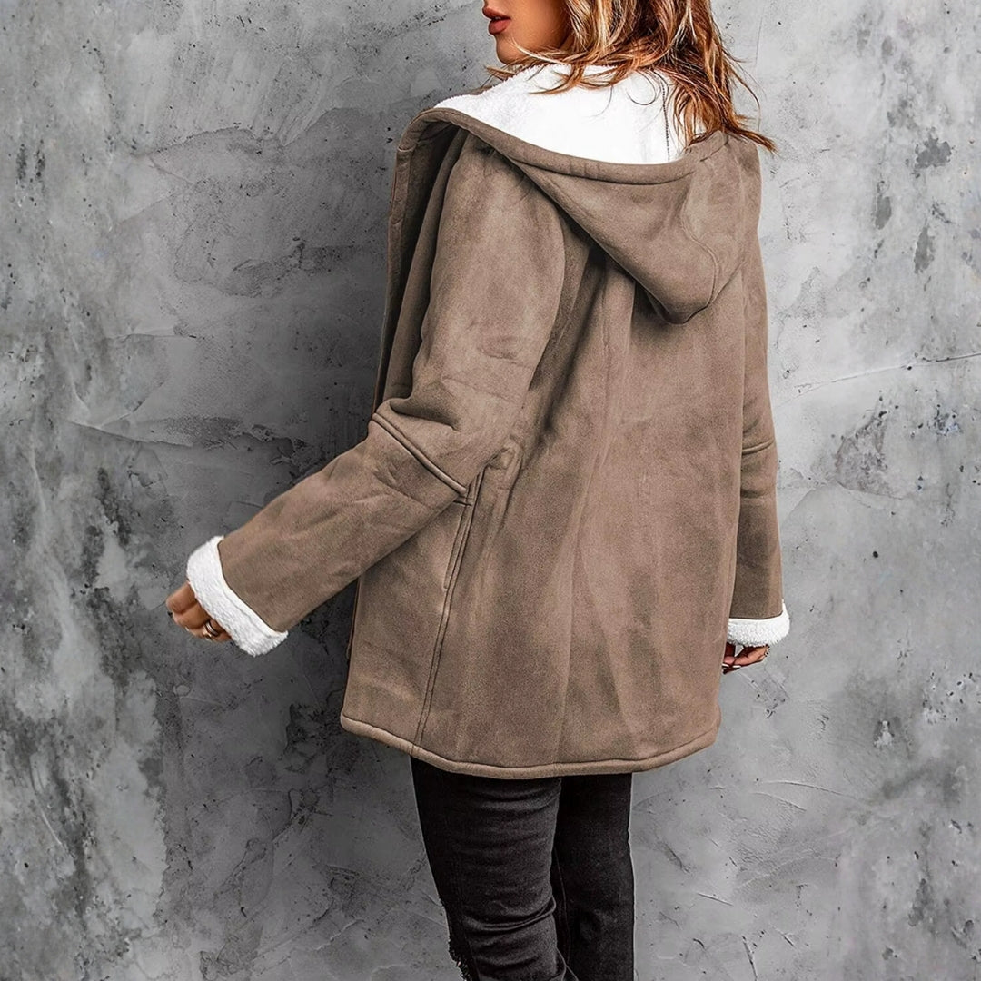 Evelyn | Soft Fleece Toggle Coat