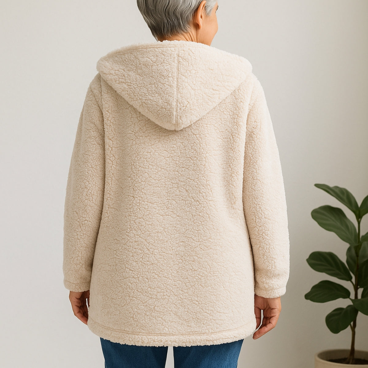 Elviera | Soft Fleece Jacket with Hood