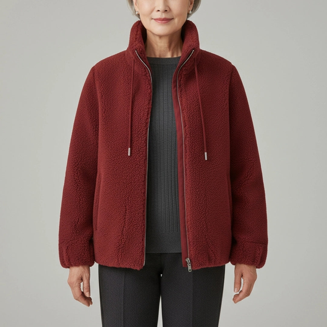 Marceline | Soft Fur-Lined Zip Jacket