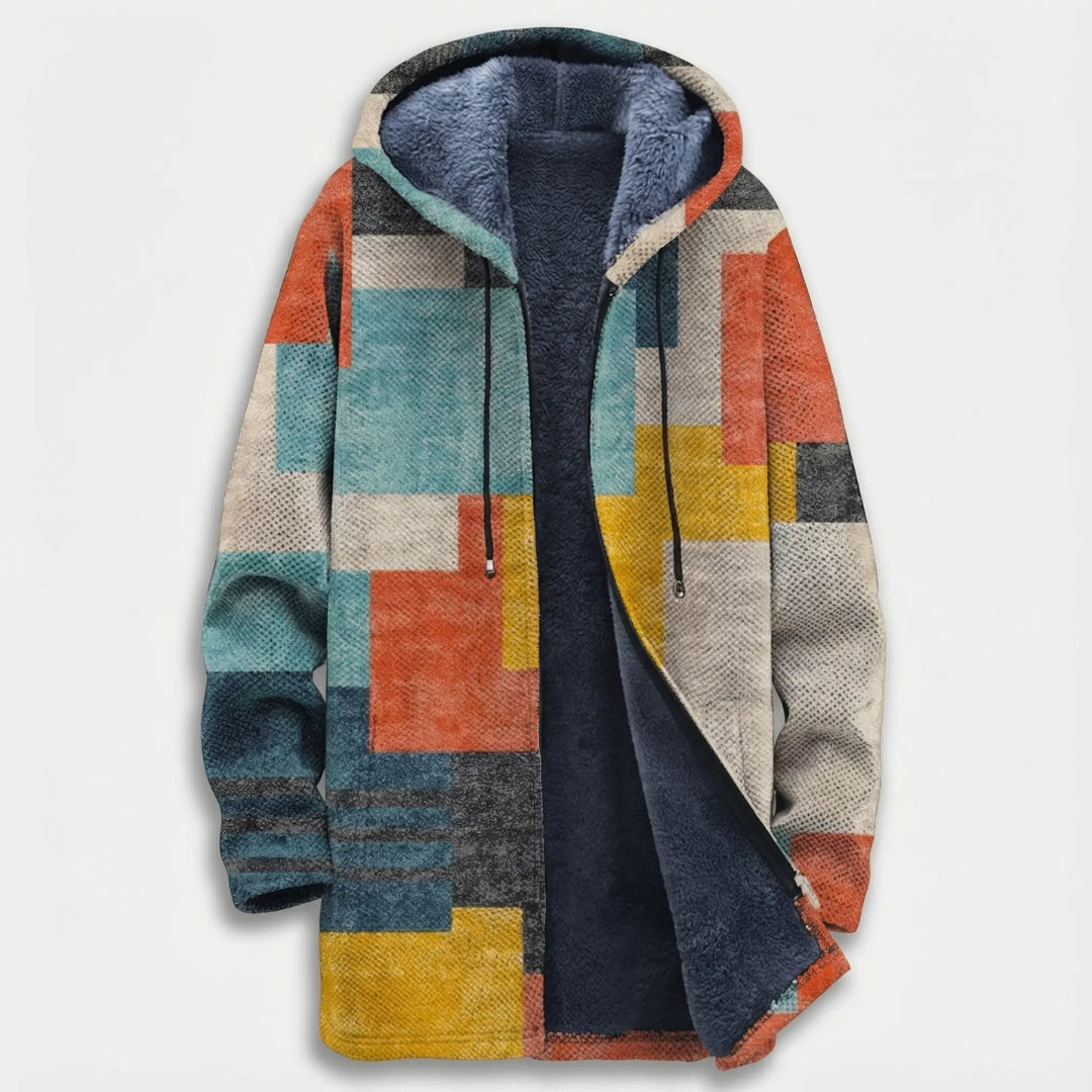 Ameliaz | Art Edition Cozy Fleece Cardigan