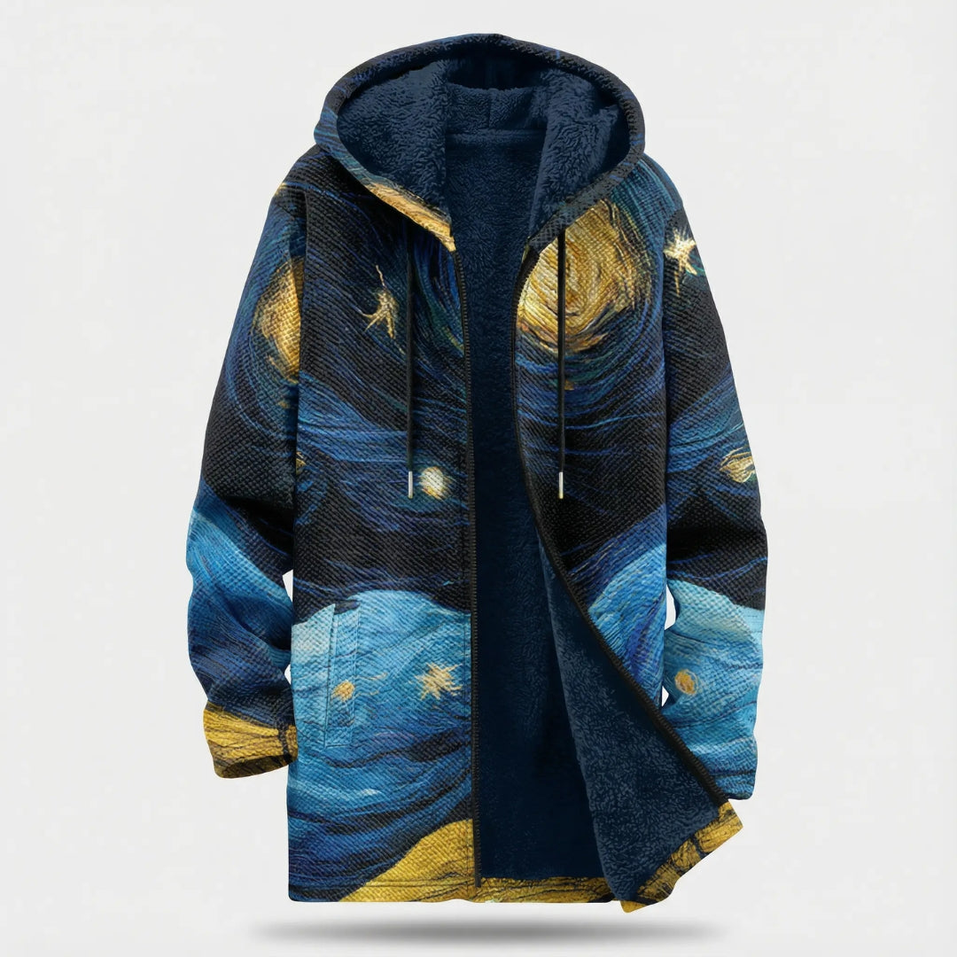 Ameliaz | Art Edition Cozy Fleece Cardigan