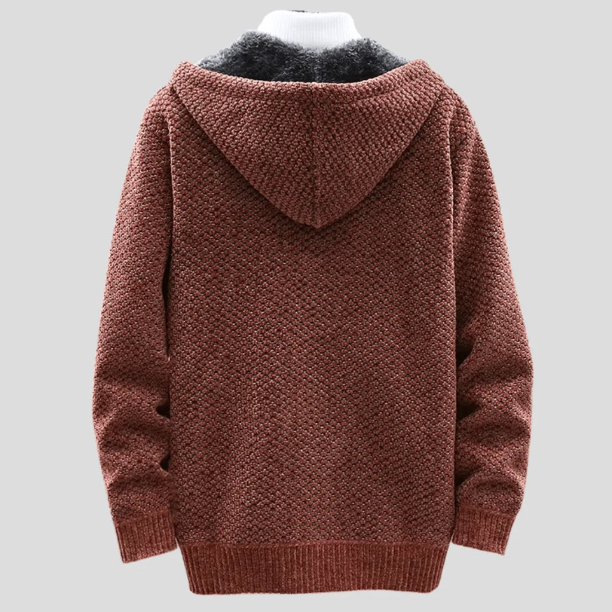 Arlone | Knit Hoodie with Fleece
