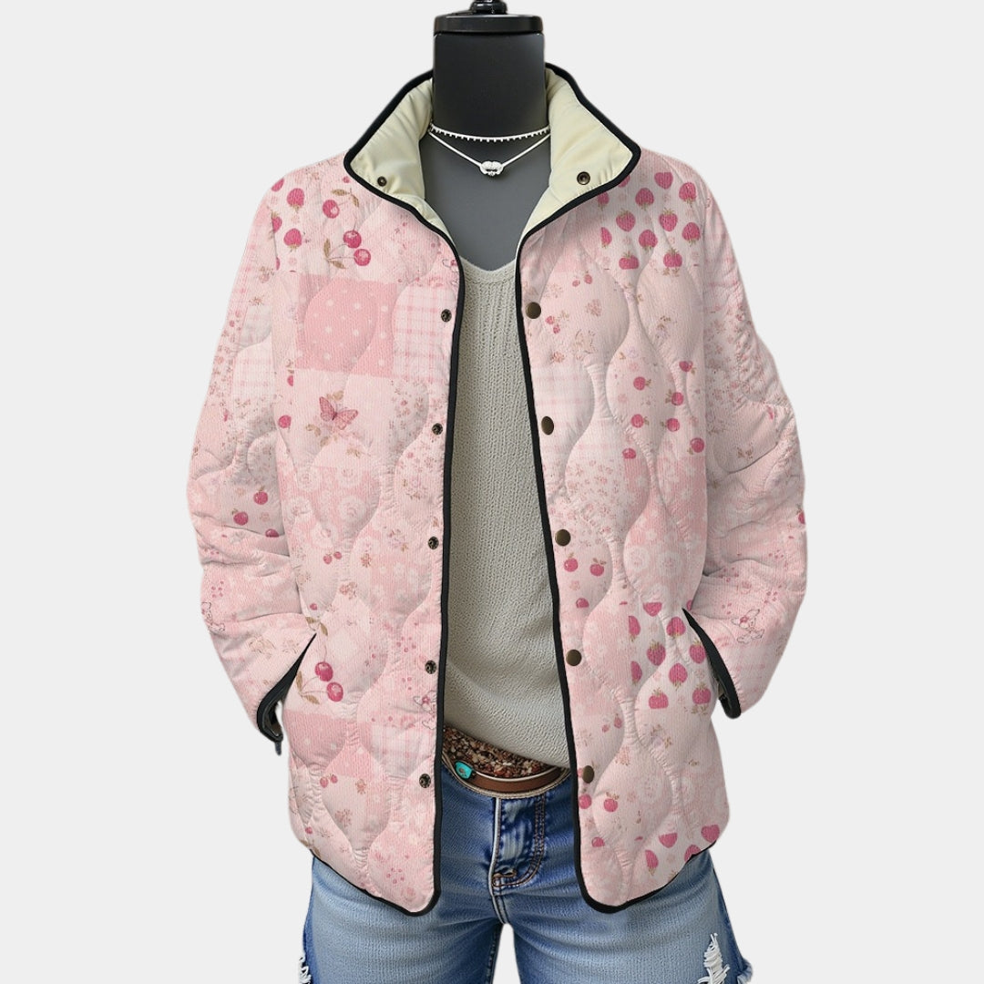 Emmeline | Soft Blush Quilted Jacket
