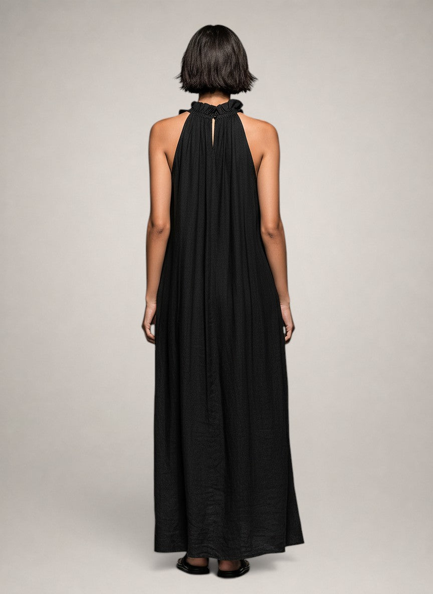 HELENE | RUFFLED MAXI DRESS FOR WOMEN