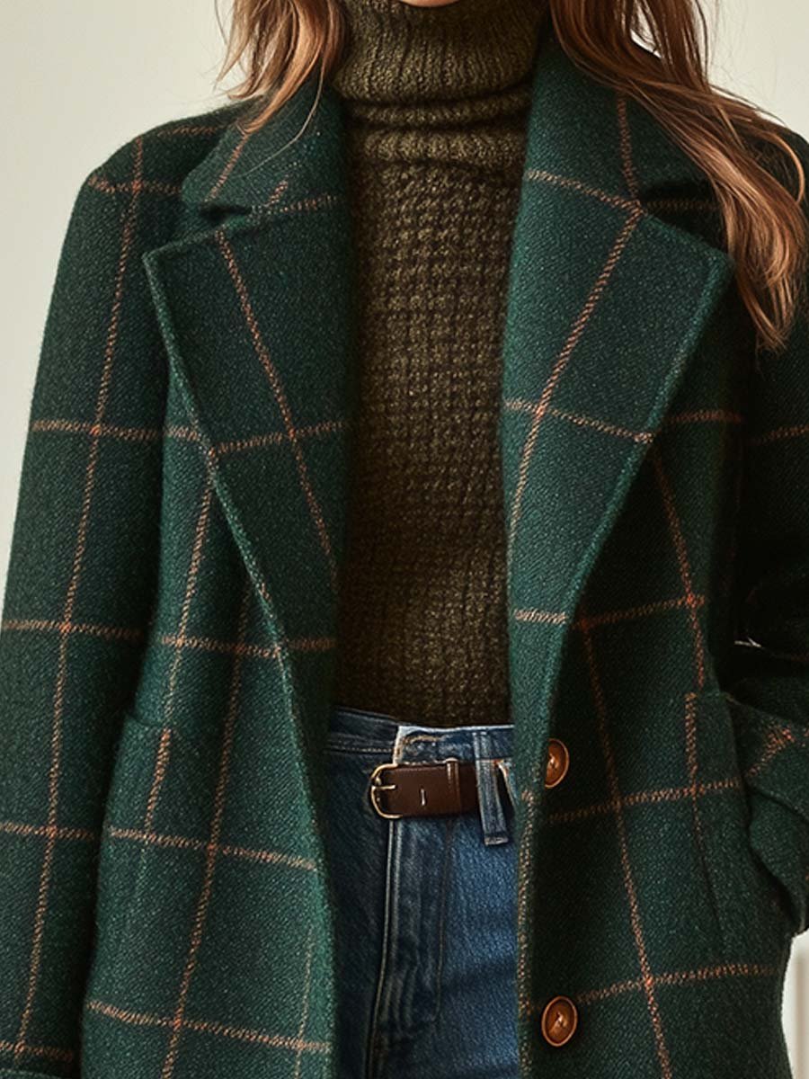 Marjorie | Classic Checked Coat