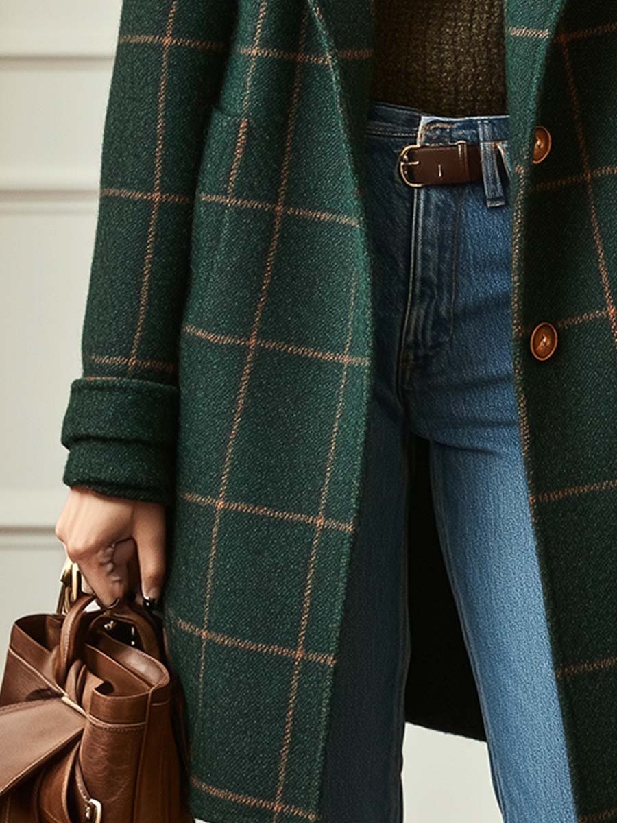 Marjorie | Classic Checked Coat