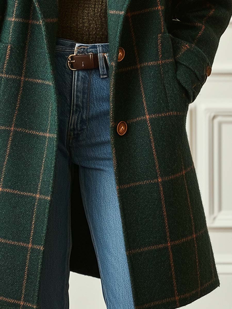Marjorie | Classic Checked Coat